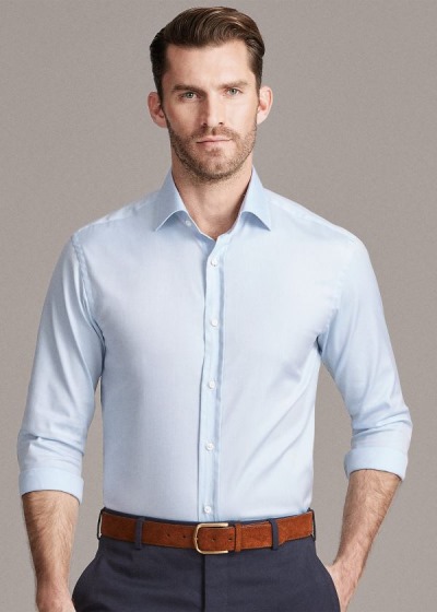 Ralph Lauren Cotton Oxford Skjorter Herre Danmark (PAEXD9543)